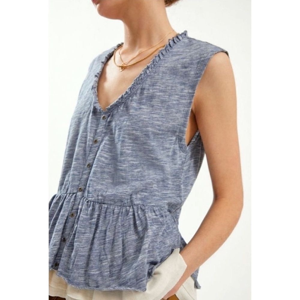 NWOT Anthropologie Pilcro Chrissy Babydoll Top